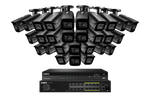 Lorex 4K (32 Camera Capable) 8TB Wired NVR System with Nocturnal 3 Smart IP Bullet Cameras Featuring Listen-In Audio and 30FPS Recording
