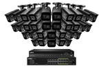 Lorex 4K (32 Camera Capable) 8TB Wired NVR System with Nocturnal 3 Smart IP Bullet Cameras Featuring Listen-In Audio and 30FPS Recording