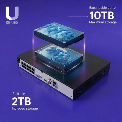 Lorex Connect (New App) | U-Series | 8Ch 4K NVR System | 3 Bullet Cameras