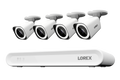 Lorex Connect 4K 8-Channel Wired NVR System with Four 4K IP Bullet Security Cameras - 1TB