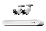 Lorex Connect V Series 4K 8-Channel Wired NVR System with V3 4K PoE Bullet Cameras - 1TB