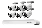 Lorex Connect V Series 4K 8-Channel Wired NVR System with V3 4K PoE Bullet Cameras - 1TB