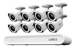 Lorex Connect V Series 4K 8-Channel Wired NVR System with V3 4K PoE Bullet Cameras - 1TB