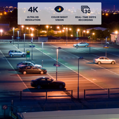 Lorex 4K 4TB Wired NVR System with Five Nocturnal 3 Bullet Cameras and Four Nocturnal 3 Turret Cameras