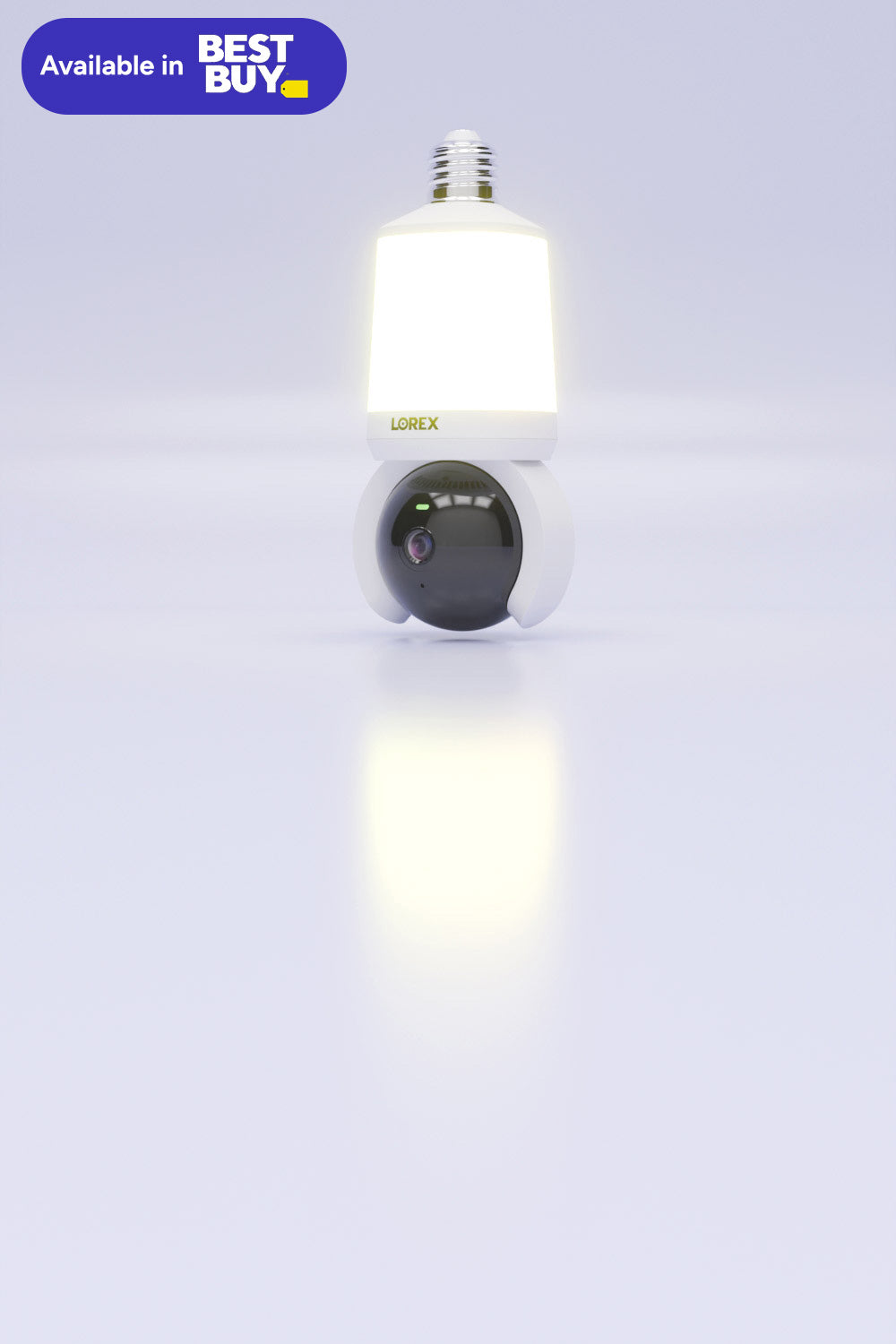 2K Wi-Fi Smart Lightbulb Camera