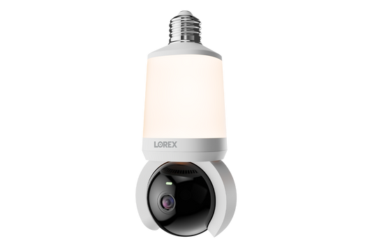Lorex Connect 2K Wi-Fi Smart Lightbulb Pan-Tilt Camera