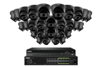 Lorex 4K (32 Camera Capable) Wired NVR System with Nocturnal 3 Smart IP Dome Cameras Featuring Motorized Varifocal Lens and 30FPS Recording