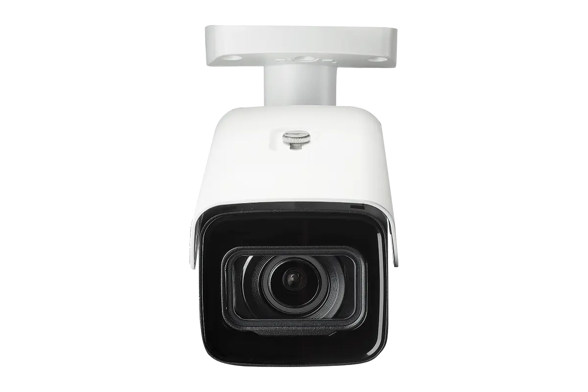 Lorex 4K IP Wired Bullet Security Camera with Motorized Varifocal Lens, Real-Time 30FPS Recording and IK10 Vandal Proof