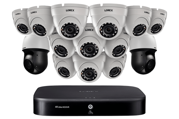 Powerful 1080p HD Security System with 4K DVR, Two 25