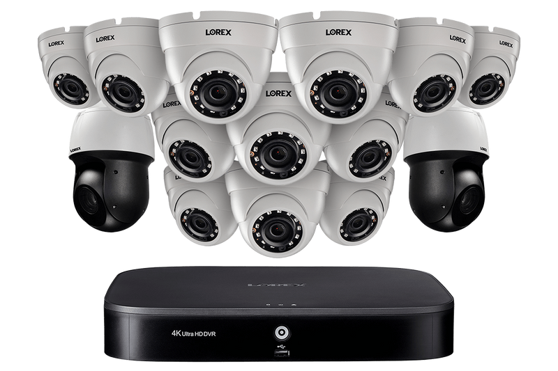 Powerful 1080p HD Security System with 4K DVR, Two 25