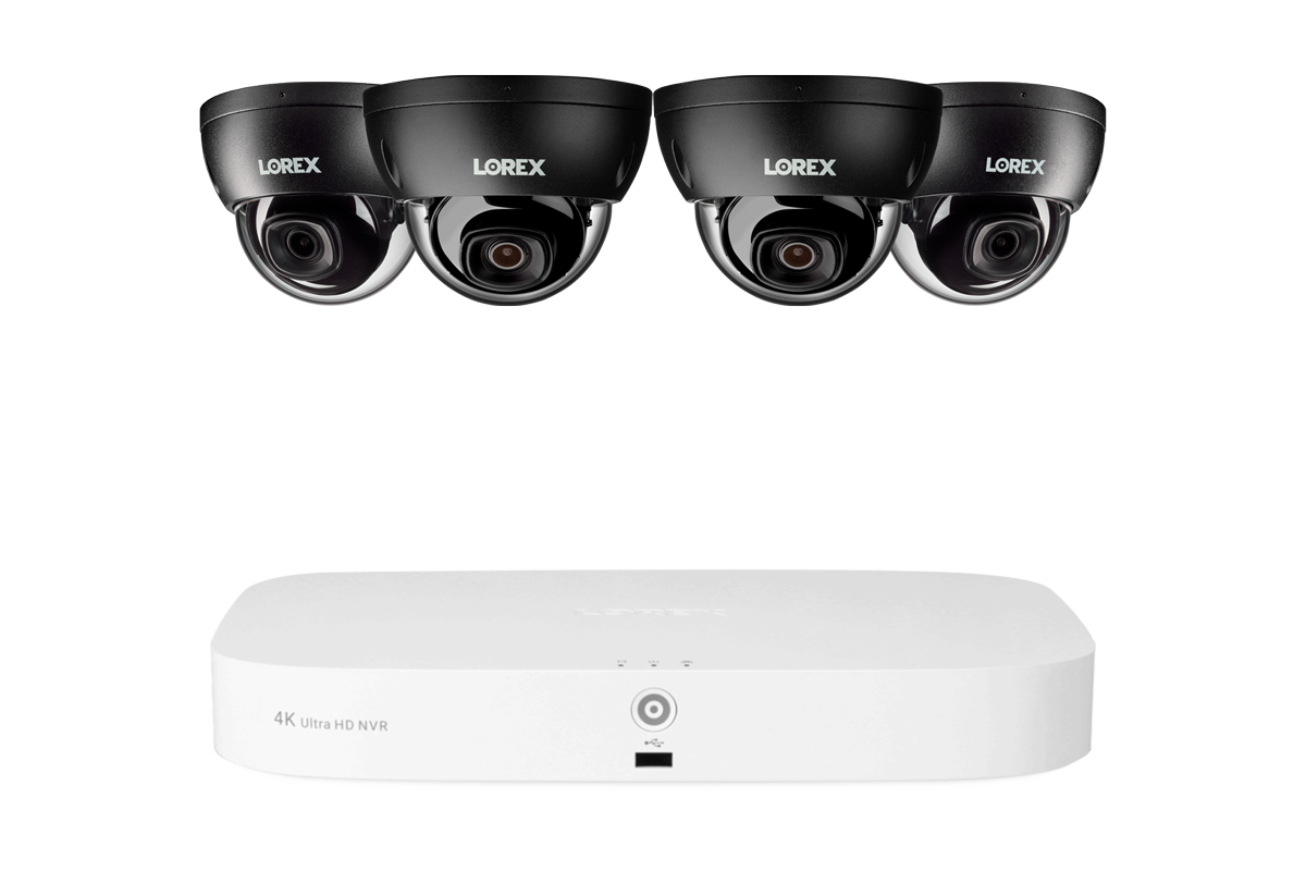 Lorex Fusion Series 4K 16 Camera Capable (8 Wired + 8 Fusion Wi-Fi) 2TB Wired NVR System with 4MP (2K) A4 IP Dome Cameras
