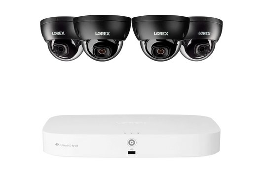 Lorex Fusion Series 4K 16 Camera Capable (8 Wired + 8 Fusion Wi-Fi) 2TB Wired NVR System with 4MP (2K) A4 IP Dome Cameras