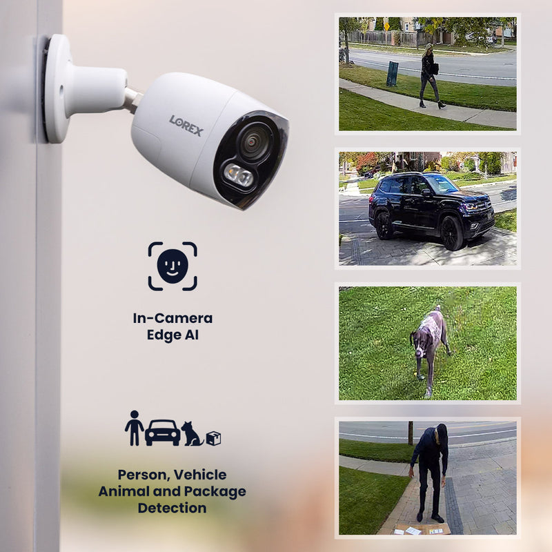 Halo Series H20 4K IP Wired Dual Lens Security Camera with Smart Security Lighting and Smart Motion Detection