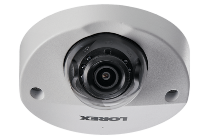 Mini Audio HD IP 2K Metal Dome Security Camera, 150ft Color Night Vision