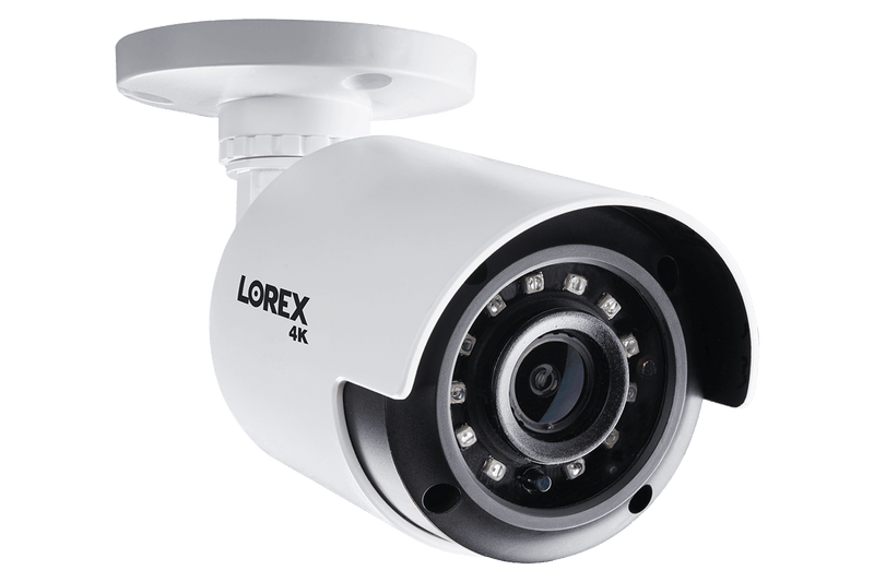 Lorex 8-Channel 4K Security System with 8 Outdoor Cameras Featuring Smart Motion Detection and Color Night Vision