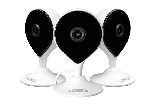 1080p Full HD Smart Indoor Wi-Fi Security Camera (3-pack)