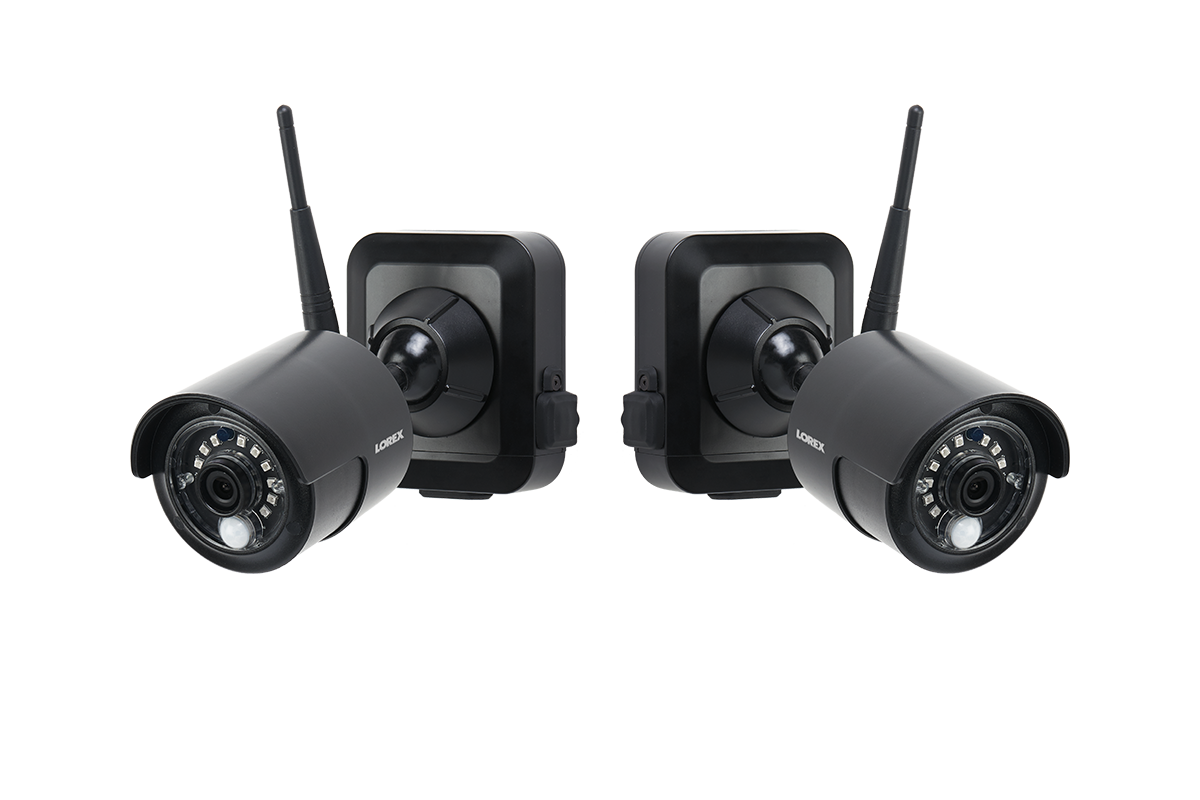 Wire-Free Accessory Camera with Power Pack and 1 USB Receiver (Black, 2-pack)