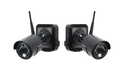 Wire-Free Accessory Camera with Power Pack and 1 USB Receiver (Black, 2-pack)