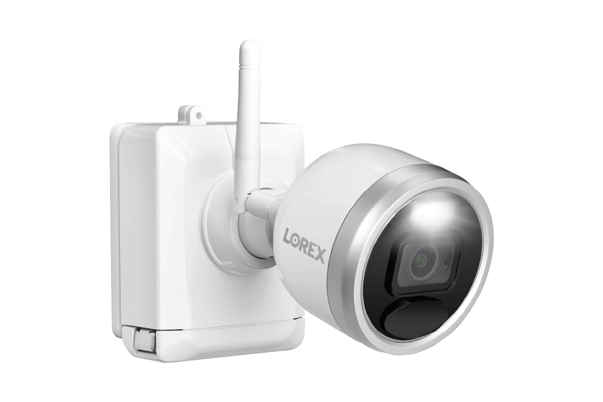 1080p HD Wire-Free Security System with 2 Battery-Operated Active Deterrence Cameras and Person Detection