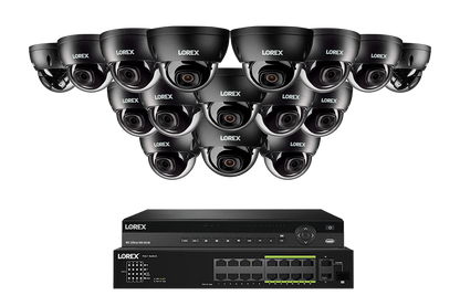 Lorex Elite Series 4K 32 Camera Capable Wired NVR System with 8MP (4K) A10 IP Dome Cameras