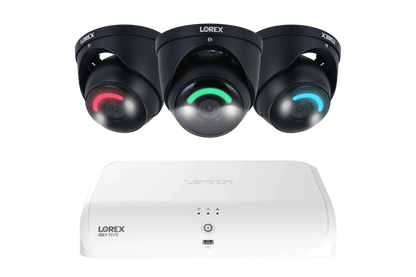 Lorex 4K 16 Camera Capable (8 Wired + 8 Fusion Wi-Fi ) 2TB Wired NVR System with Three H16 IP Dome Cameras - Amazon