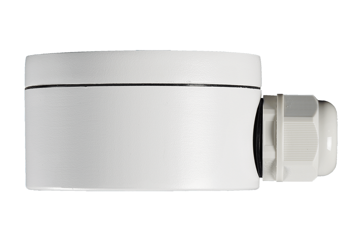 Round Outdoor Junction Box for 3 Screw Base Cameras