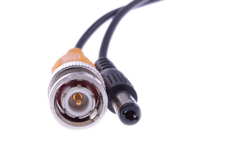 In wall rated security camera cables - 60FT video BNC and power