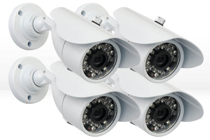 Surveillance cameras 60ft Night vision (4 pack)