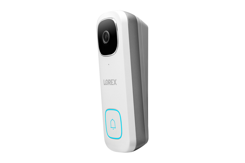 Lorex Smart Home Security Center with 2K Video Doorbell and Floodlight Camera