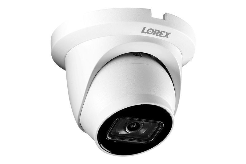 4K Smart IP White Dome Security Camera with Listen-in (Single)