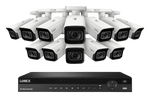Lorex 4K (16 Camera Capable) 4TB Wired NVR System with Nocturnal 3 Smart IP Bullet Cameras with Motorized Varifocal Lens - White 12