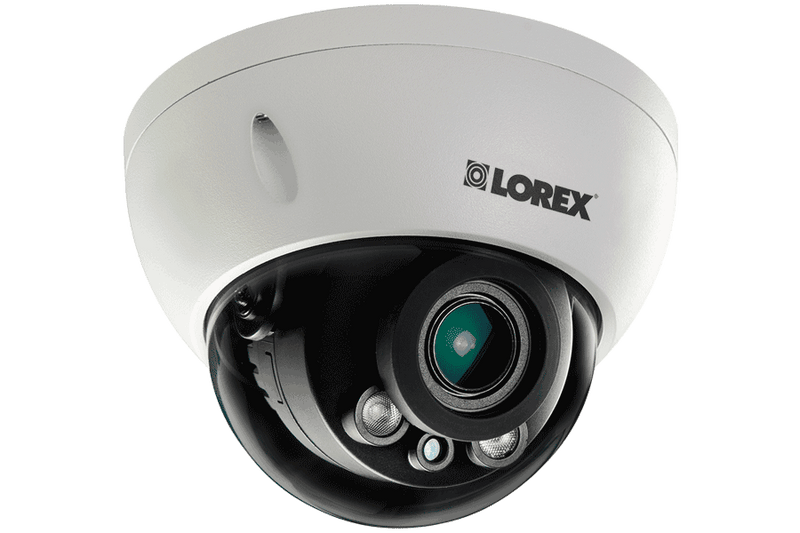 2K Super HD Vandal Proof Outdoor Security Dome Camera with Motorized Optical Varifocal 3x Zoom Lens, 140ft Night Vision 