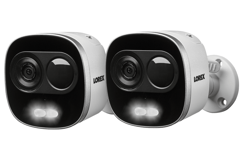 4K Active Deterrence Network Security Camera (2-pack)