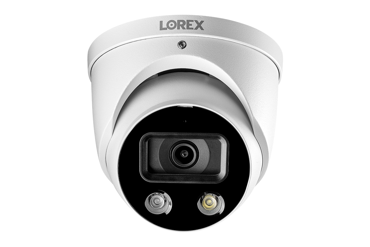 8-Channel 4K NVR System with 8 Smart Deterrence 4K (8MP) IP Dome Cameras