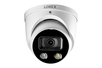 16-Channel 4K Ultra HD Fusion NVR IP System with Smart Deterrence Dome Cameras