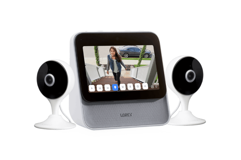 Lorex Smart Home Security Center with Two 2K Indoor Cameras