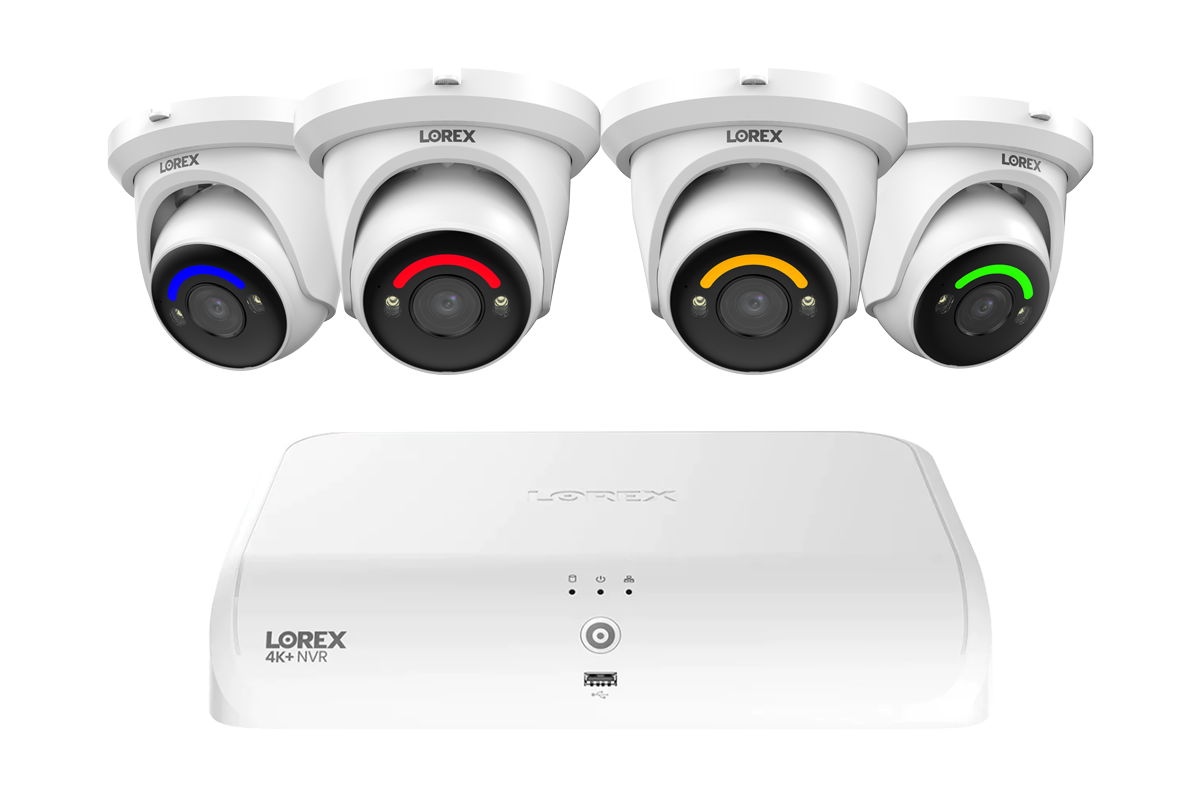Lorex Fusion Series 4K+ 16 Channel (8 Wired + 8 Fusion Wi-Fi) 2TB Wired System with H12 Wired 4K IP Bullet Cameras - 4