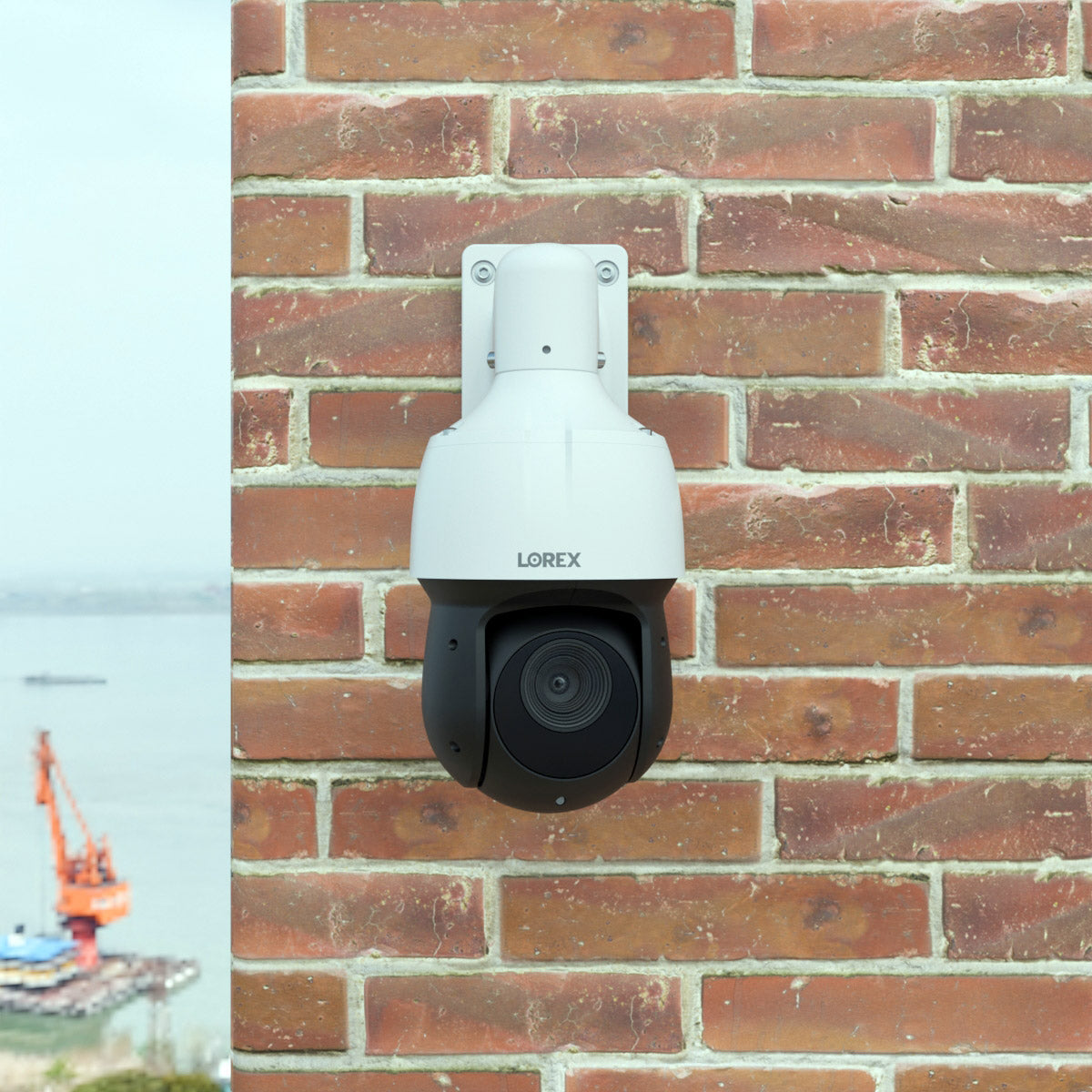 Lorex 2K (4MP) IP Wired PTZ Security Camera with AI Detection and