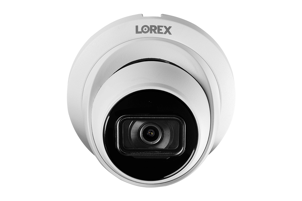 Lorex 4K (32 Camera Capable) Wired NVR System with Nocturnal 3 Smart IP Dome Cameras Featuring Listen-In Audio and 30FPS Recording