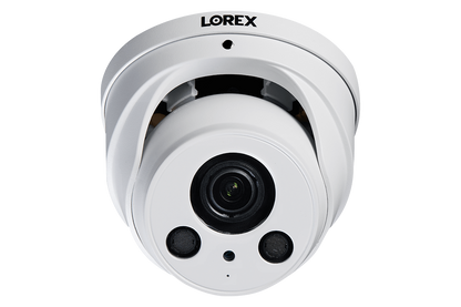 16-Channel 4K Ultra HD IP NVR System with Six Metal 4K (8MP) Smart Deterrence Cameras and Six Metal 4K (8MP) Audio Varifocal Zoom Lens Cameras