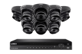 Lorex 4K (16 Camera Capable) 6TB Wired NVR System with Nocturnal 3 Smart IP Dome Cameras with Listen-in Audio and Motorized Varifocal Lenses