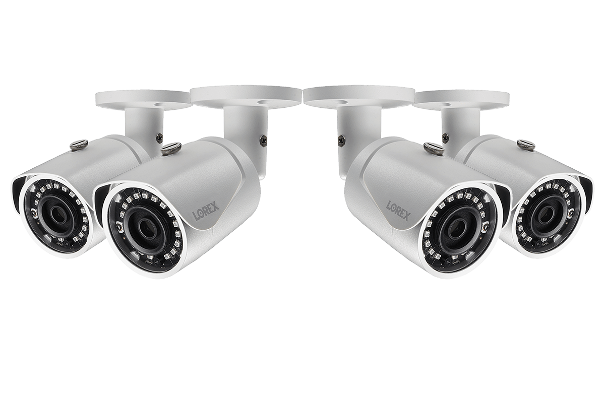 2K (5MP) Super HD IP Camera with Color Night Vision (4-pack)