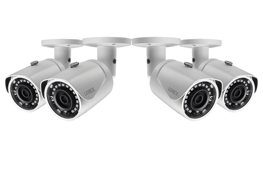 2K (5MP) Super HD IP Camera with Color Night Vision (4-pack)