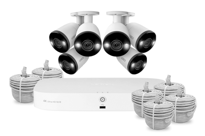 Lorex Fusion 4K 16-Camera Capable (8 Wired + 8 Wi-Fi) 2TB NVR System with Bullet Cameras Featuring Smart Deterrence and 2-Way Audio - 6