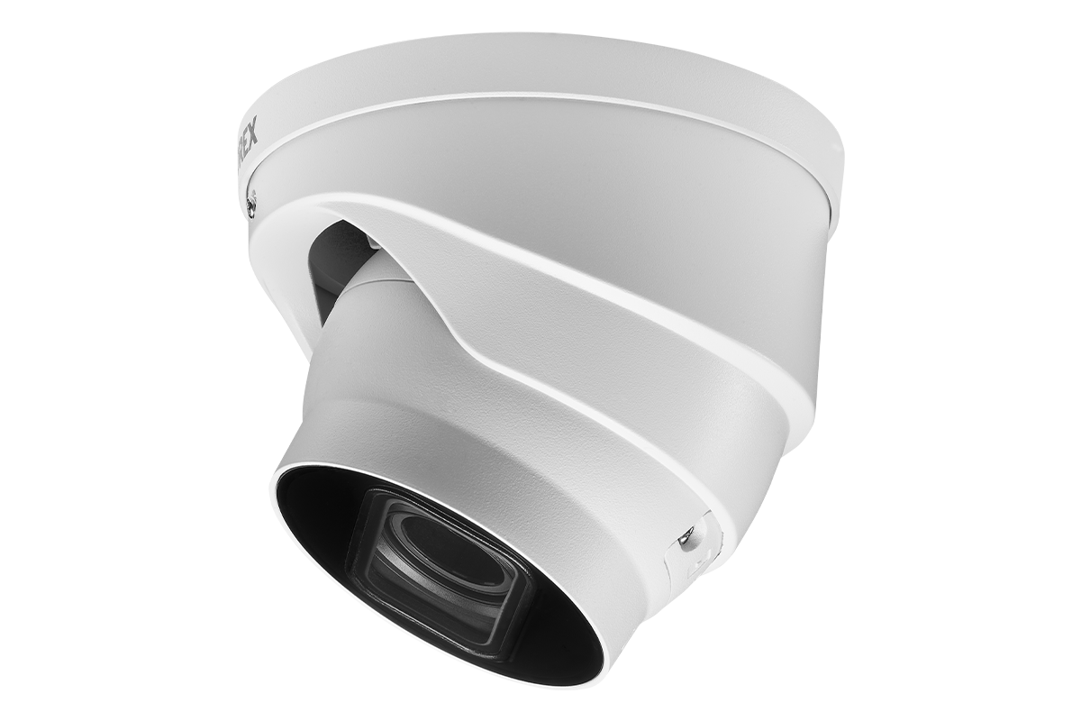 Lorex 4K IP Wired Dome Security Camera with Motorized Varifocal Lens, Real-Time 30FPS Recording and Listen-In Audio
