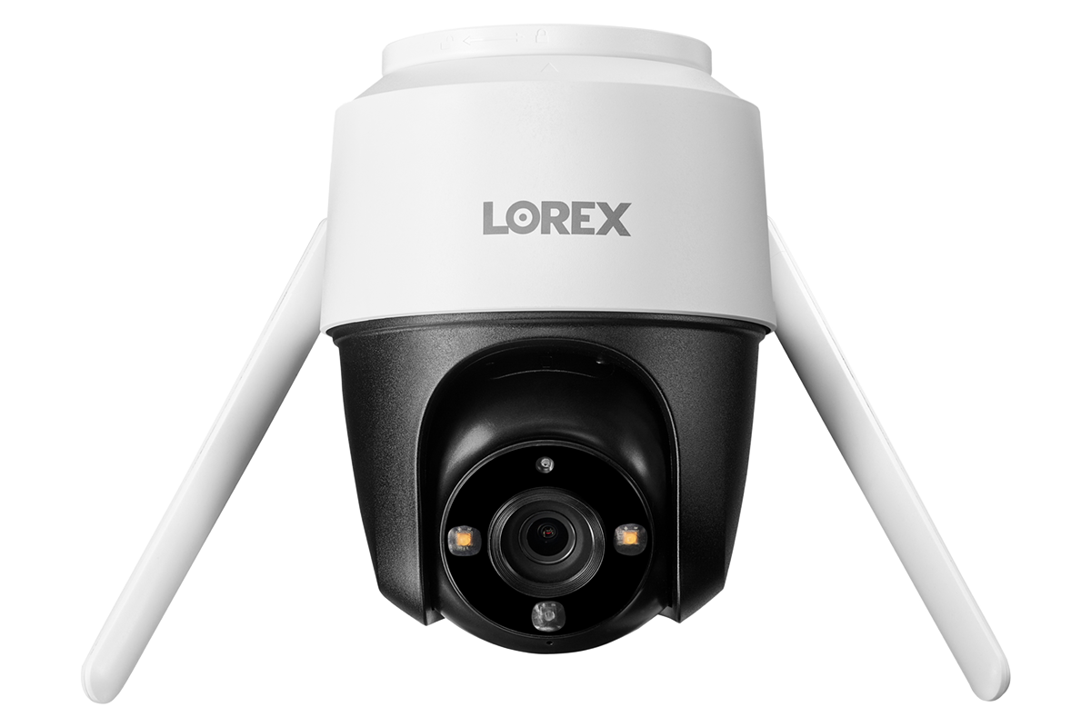 Lorex Fusion 4K 16 Camera Capable (8 Wired and 8 Wi-Fi) 2TB NVR System with Two 2K Pan-Tilt Outdoor Wi-Fi Cameras