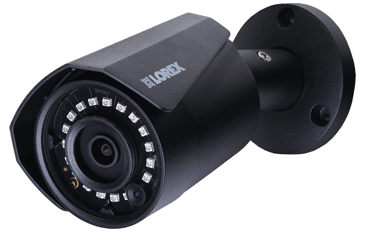 4MP Outdoor Metal Camera with 150FT Color Night Vision, HEVC, Black
