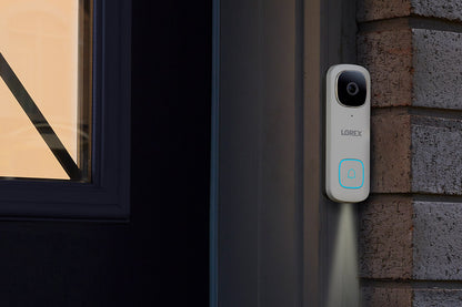 Lorex Fusion 4K 16 Camera Capable (8 Wired + 8 Wi-Fi) 2TB NVR System with 4 IP Bullet Cameras, 2K Wired Video Doorbell, and 2K Floodlight