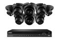 Lorex 4K (16 Camera Capable) 4TB Wired NVR System with Nocturnal 3 Smart IP Turret Cameras with Listen-In Audio and 30FPS