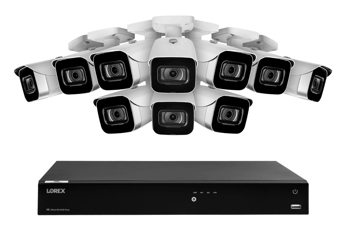 16-Channel Fusion NVR System with 4K (8MP) IP Cameras